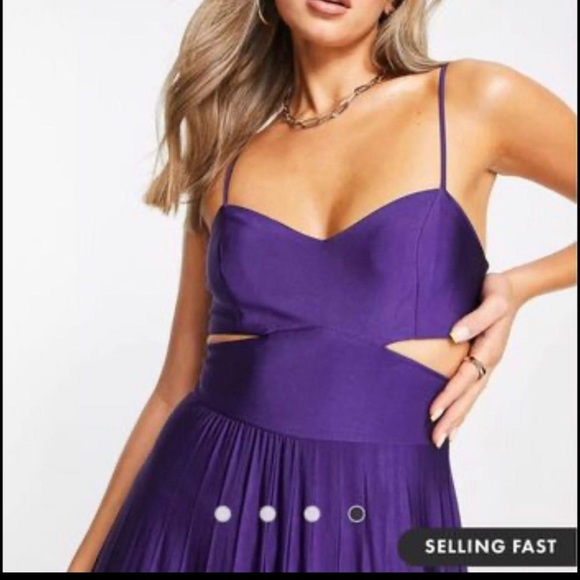 ASOS Purple Maxi Dress - Picture 2 of 3